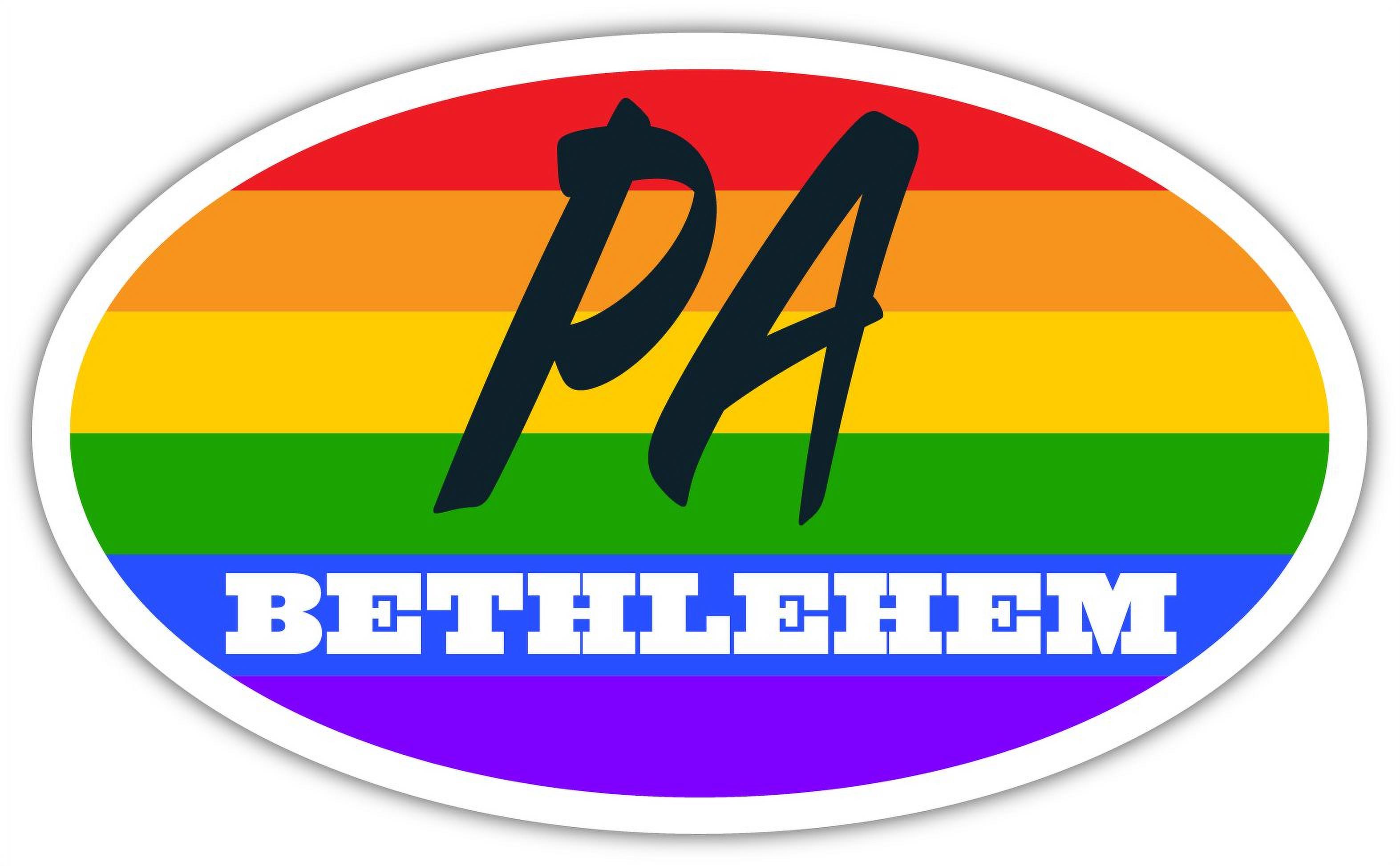 Bethlehem PA Pennsylvania Northampton County Rainbow Pride Flag 6