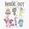 thumbnail image 2 of Women's Inside Out How Are You Feeling Exclamations Distressed  Graphic T-Shirt, 2 of 4