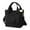 Black, variant on Sulgyt Women's Canvas Tote Shoulder Crossbody Bag with Compartments Small Handbag Multi-pocket Top Handle Work Bags, Multi-Pocket Handbag Shoulder Bags Large Capacity