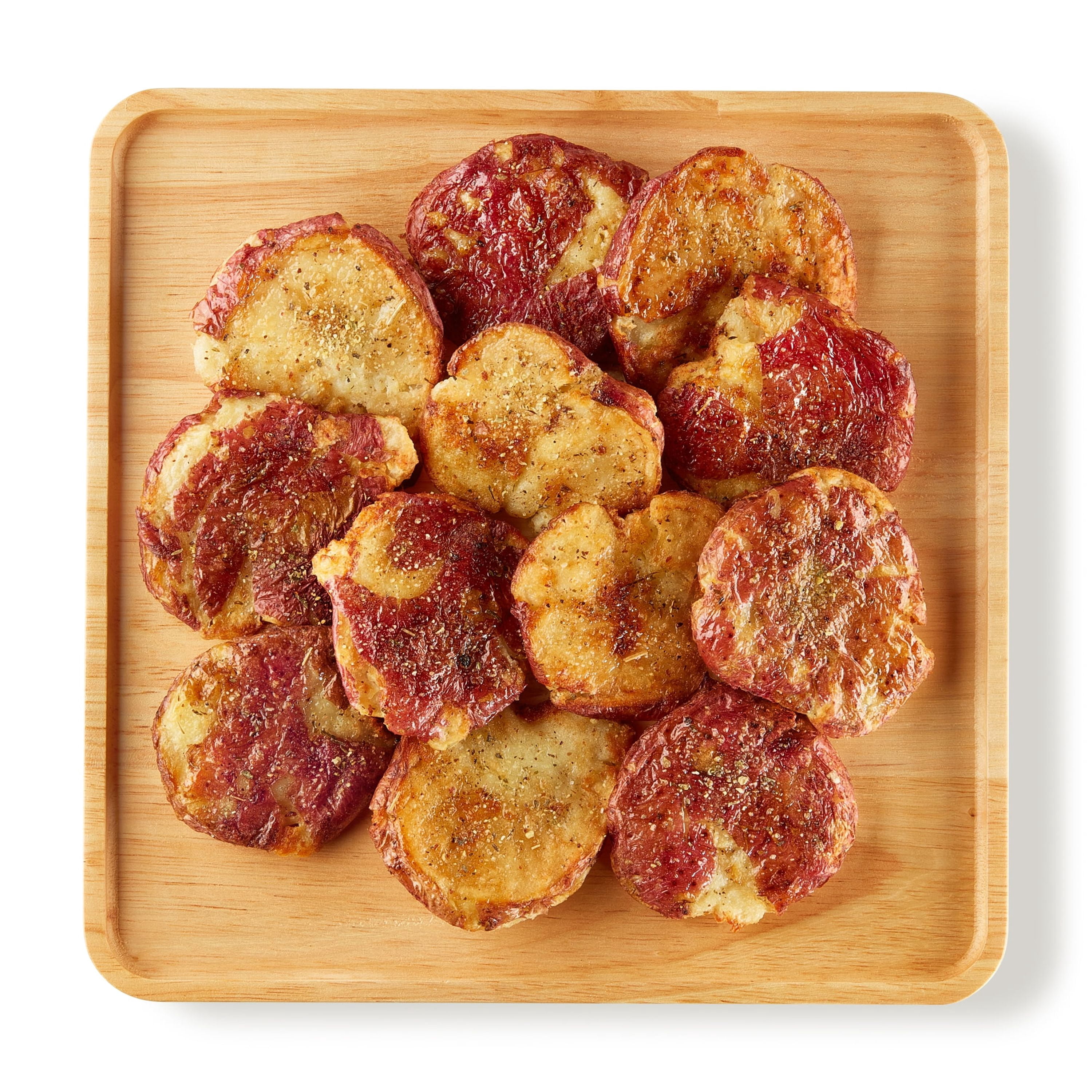 Green Giant Crispy Smashed Potatoes, Garlic Parmesan, 12 oz Box (Frozen Vegetables)