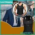 thumbnail image 4 of Sauna Vest Waist Trainer for Men - Mens Sauna Suit Double Sweat Belt Body Shaper for Gym Workout Exercise, 4 of 9