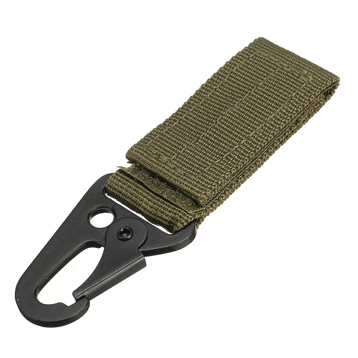 Aubess Carabiner Clip Military Nylon Key Hook Webbing Molle Buckle Outdoor Hanging Belt