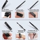 thumbnail image 2 of Manicure Set, 15 In 1 Stainless Steel Professional Pedicure Kit Nail Scissors Grooming Kit With Black Leather Travel Case, 2 of 5