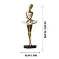 thumbnail image 4 of YOHAVEN Girl Resin Sculpture Ballerina Figurine 9.84 Inch, Desktop Art Statue for Bedroom Living Room Office Tabletop Home Decoration Birthday Anniversary Holiday Gift, 4 of 4