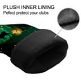 thumbnail image 4 of Golf Club Covers, Green DeerForest Premium PU Leather Driver Hybrid Putter Head Covers with Velvet Lining, Waterproof Golf Gifts for Men Women, 4 of 11