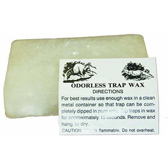 Trapping Trap Wax, White, 1lbs