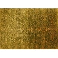 thumbnail image 1 of Ahgly Company Machine Washable Indoor Rectangle Oriental Yellow Industrial Area Rugs, 5' x 7', 1 of 4