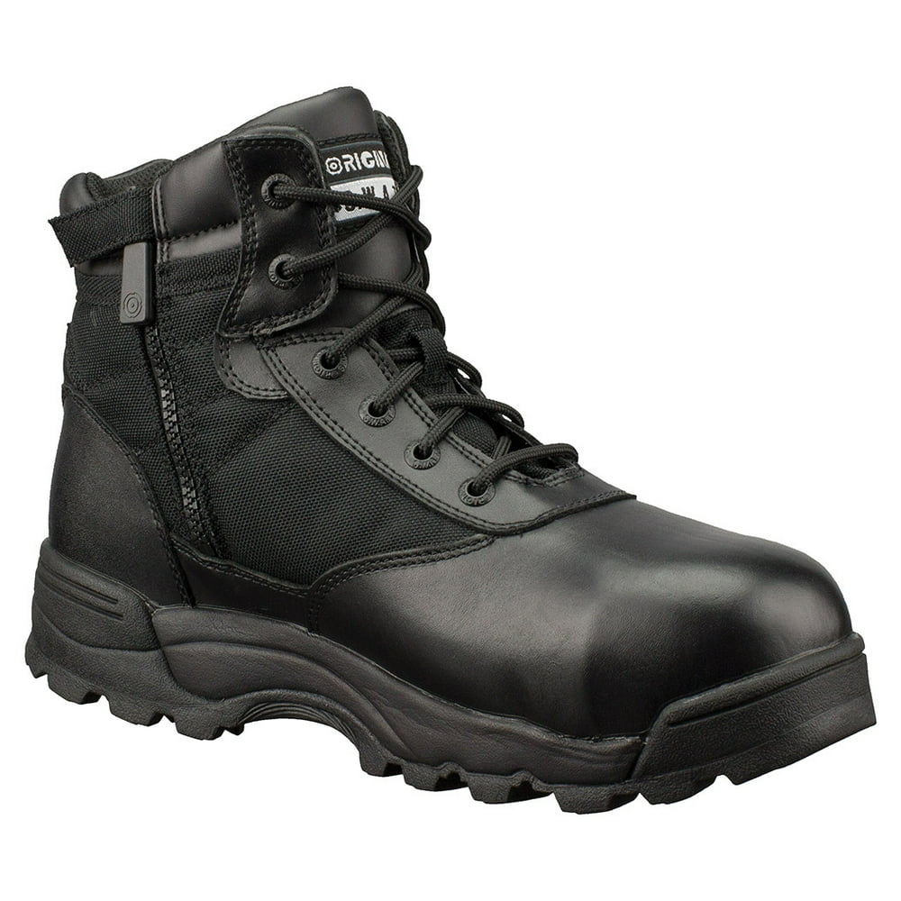 zipper safety boots