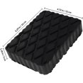 thumbnail image 2 of Generic Rubber Jack Protector Blocks Black Sturdy Car Lift Pads Automotive, 2 of 6