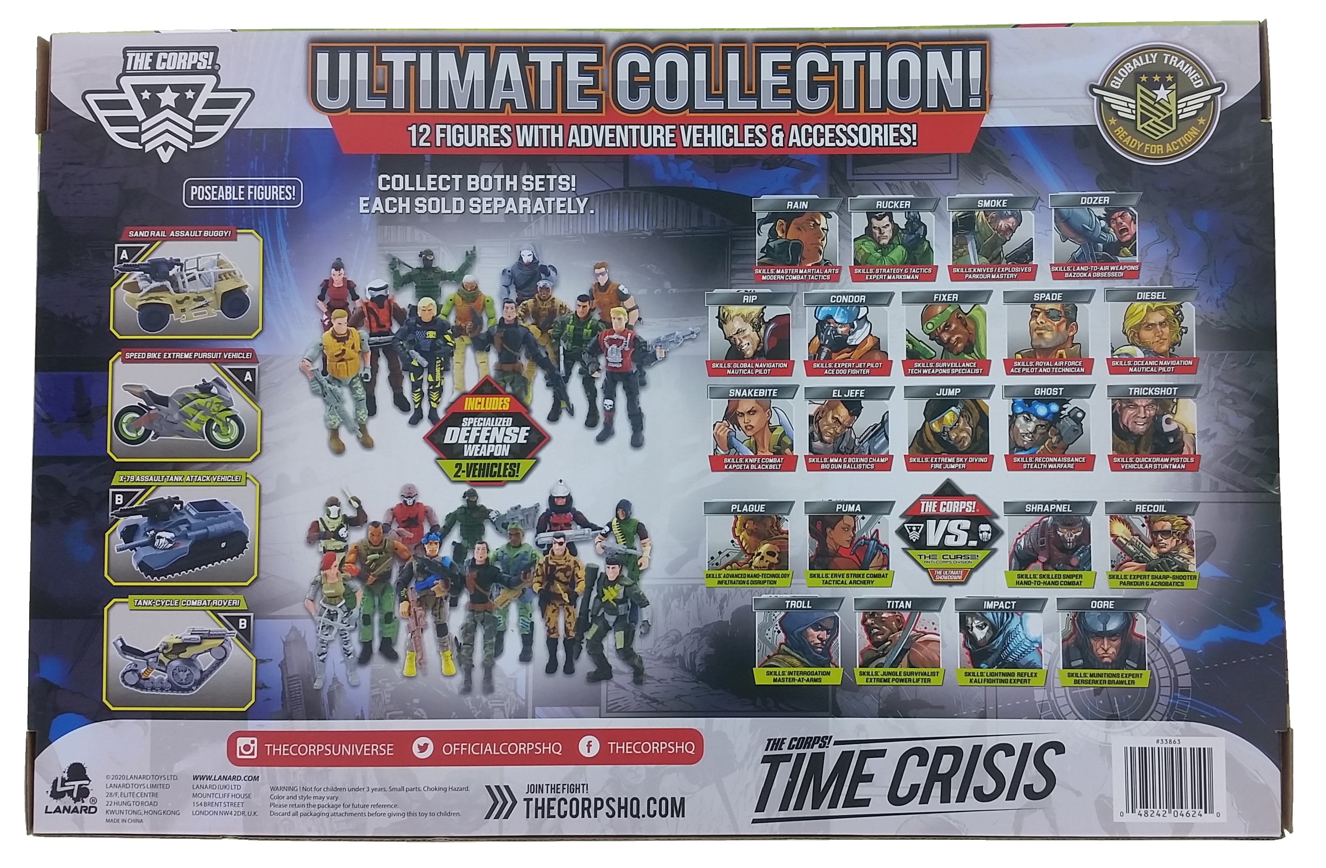 Buy Lanard The Corps! Ultimate Collection Army Action Figure Set Online