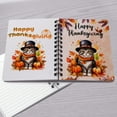 thumbnail image 4 of Happy Thanksgiving American Shorthair Welcome Thankful Fall Autumn Pumpkin Spiral Bound Journal Cat Lover Kitten Owner Gifts 5x7in Spiral Notebook - 02021, 4 of 5