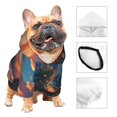 thumbnail image 3 of Gaeub Twilight Canal Reflection Dog Hoodie Sweatshirts Warm Dog Clothes for Small Dogs,Puppy and Cat Costume-Large, 3 of 7
