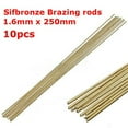 thumbnail image 5 of 10PCS Wire Brazing Easy Melt Welding Rods Low Temperature 1.6mm x 250mm Brass, 5 of 5