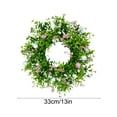 thumbnail image 3 of BiFandian 18 Inch Spring Summer Flower Wreath, Artificial Colored Floral Wreath for Wall Window Door, Easter Decoration Wedding Decor, 45cm Seasonal Wreath, 3 of 7