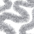 thumbnail image 2 of Christmas Tinsel Garland Holiday Home Display Wall Hanging Door Mantel Indoor Outdoor Winter Party Family Friends Seasonal Decoration, 78.7 inch 3-Piece A77, 2 of 5