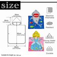 thumbnail image 2 of Kids Hooded Towel Blue Shark Beach Towel with Hood for Boys, 120*60cm Bath Poncho for 5-7 Year Olds, 2 of 4