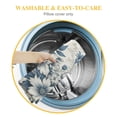thumbnail image 5 of PIKWEEK Spring Flower Pillow Covers18x18 Watercolor Navy Blue Floral Farmhouse Decor Throw Pillows Case for Couch Seasonal Pillowcase Outdoor Decorative Cushion Cases for Sofa Bed Decorations Set of 2, 5 of 6