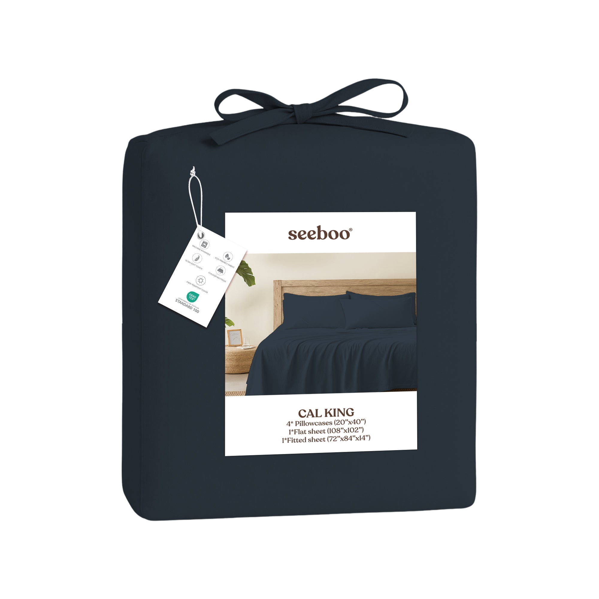 6-Piece Microfiber Bed Sheets ? Ultra-Soft, Wrinkle-Free, Deep Pocket Fit