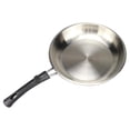 thumbnail image 2 of Sartén de acero inoxidable, olla para cocinar, herramienta de cocina, agarre cómodo, wok redondeado, sartén para hornear huevos para cocina de hotel y, 2 of 10