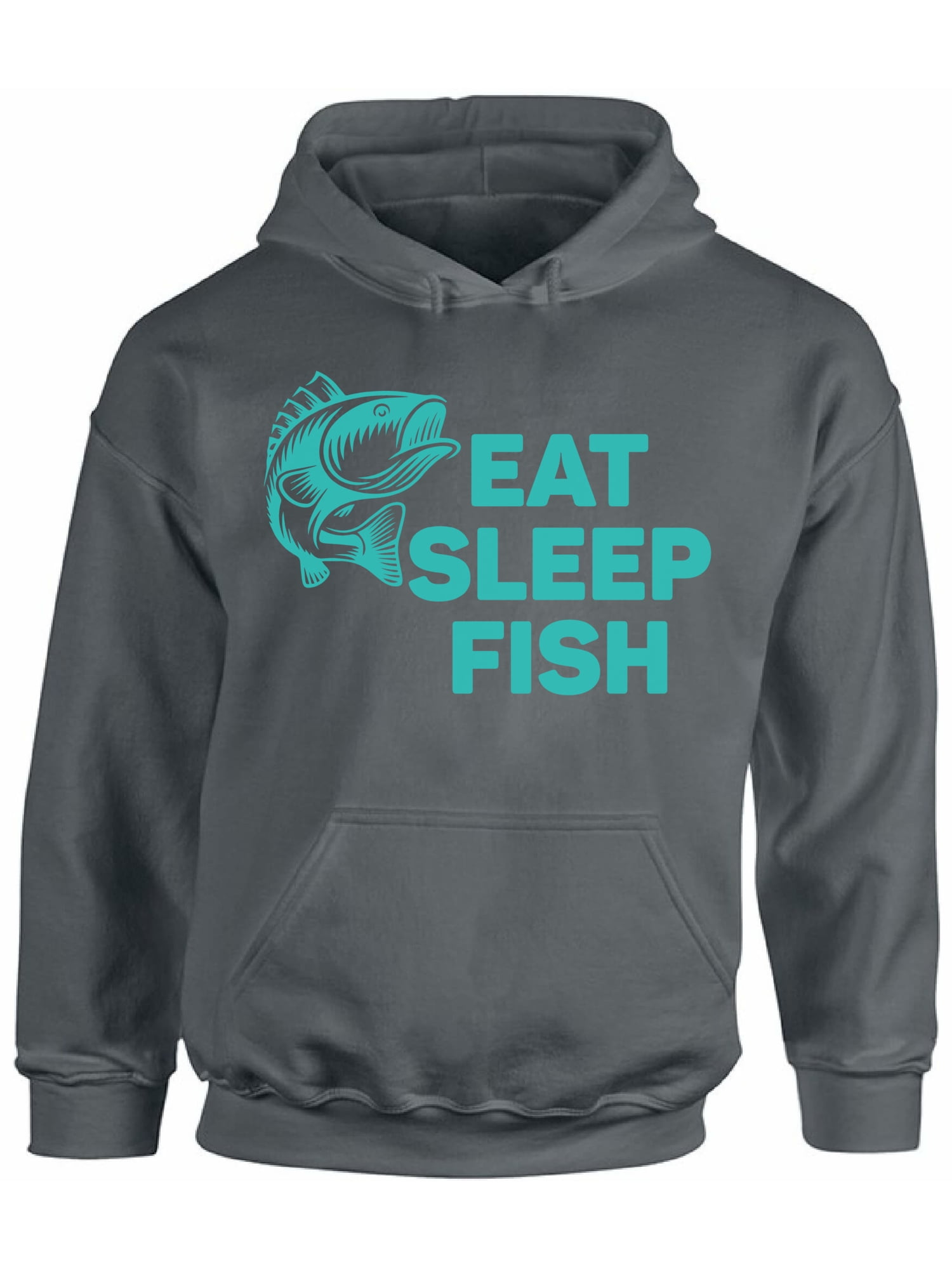Awkward Styles Awkward Styles Eat Sleep Fish Unisex Sweatshirt Fisher