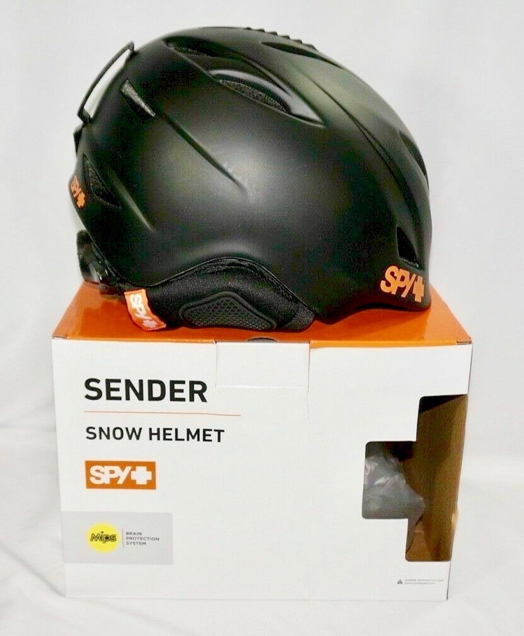 Spy Sender Snow Helmet with MIPS Brain Protection Matte Black 