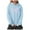 Sky Blue, variant on Xudanell Hoodies for Women Comfort Colors Sweatshirt Pastel Sweaters Long Sleeve Slim Work Blouses for Women