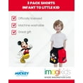 thumbnail image 2 of Disney Mickey Mouse Toddler Boys French Terry 3 Pack Shorts Infant to Little Kid, 2 of 5