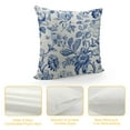 thumbnail image 4 of Creowell Chinoiserie Throw Pillow Covers Blue and White Porcelain Floral Decorative Pillow Cases Cushion Covers for Sofa Couch Car Bedroom Home Decor, 4 of 5