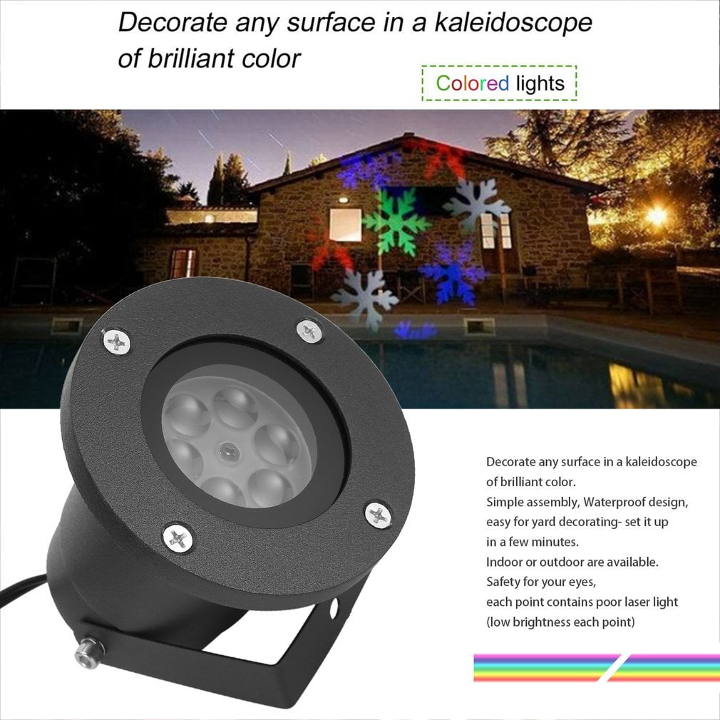 New Edition Holiday Decoration Waterproof Outdoor Laser Projector New Edition Holiday Decoration Waterproof Outdoor Laser Projector Snowflake Led Stage Light
