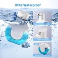 thumbnail image 4 of 2 Pack Automatic Foaming Soap Dispenser 14.2oz/420ML Touchless Automatic Foaming Soap Dispenser,Rechargeabled Wall Mounted Smart Pump for Bathroom Kitchen, 4 of 8