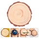 thumbnail image 5 of Posavasos de rodajas de madera redondas naturales, 6 uds., sin terminar, para manualidades, 5 of 5