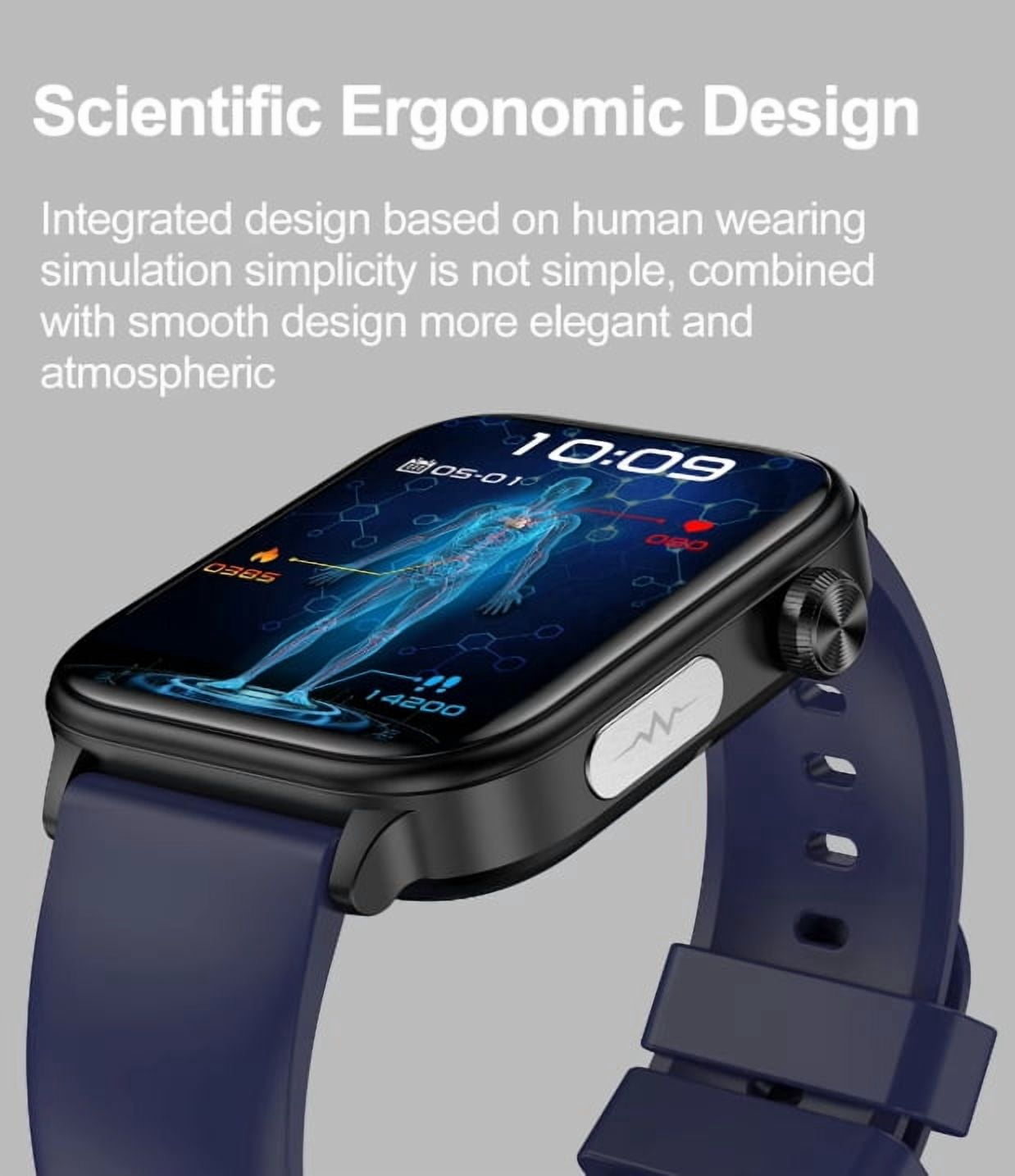 LAATIKUI ET570 smart watch waterproof health sports call reminder tracking