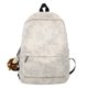 thumbnail image 1 of Mochila Bear Pattern Lovely Heart para adolescentes Blanco Como se describe, 1 of 1