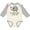 Natural and Heather, variant on Inktastic My Grandparents Love Me Elephant Boys or Girls Long Sleeve Baby Bodysuit