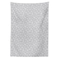 thumbnail image 3 of Ambesonne Christmas Tablecloth Rectangular Table Cover, Snow, 52"x70", Grey White, 3 of 4