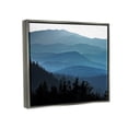 thumbnail image 3 of Stupell Blue Layered Mountain Peaks Landscape Photography Gray Floater Framed Art Print Wall Art, 3 of 6