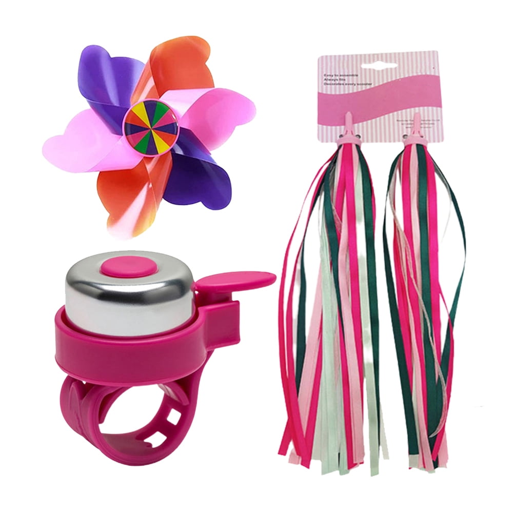 PATIKIL Fahrrad-Streamer Für Lenker – Bunte Quasten, Pink-lila, 22 Cm Lang – Deko Für Kinderfahrräder & Dreiräder