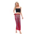 thumbnail image 4 of Jdlsppl Women's Beach Wrap Cover Up Skirt High Waist Sarong Split Uv Protection Soft Lightweight Beach Skirt Style2 Small-X-Large, 4 of 4