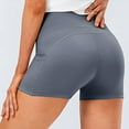 thumbnail image 5 of AherBiu Workout Shorts for Women High Waisted Stretch Athletic Short Leggings Bikers Shorts with Pockets, 5 of 6