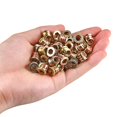 thumbnail image 1 of 60pcs M8*15mm Wood Screw Thread Inserts - Hex Wood Nuts (with Hex Wrench), 1 of 1