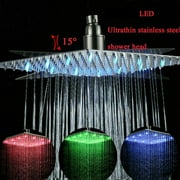 16 ‘ سقف رأس دش Led / جدار حامل كروم بخاخ مربع مطر أولتراثين تاب