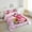 Black Pink, variant on Pink and White Western Bedding Set,West Cowgirl Cowboy Horse Comforter Set Room Decor,Cactus Desert Quilt Bed Set Country Down Comforter 2Pcs