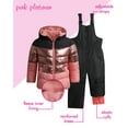 thumbnail image 5 of Pink Platinum Girls Snowsuit Set - Insulated Ski Jacket and Snow Pants Overall Bibs for Girls 2 Piece, 5 of 7
