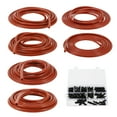 thumbnail image 1 of Manguera de vacío de silicona Unique Bargains 130PSI Presión máxima Línea de vacío automotriz Roja con conector de vacío 1 juego 10Ft 3/4/5/6/8/10mm ID Grosor 2.5mm, 1 of 7