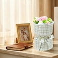 thumbnail image 1 of Ramo de flores de hilo tejido a mano | Flores artificiales de hilo que perduran | Arreglo floral artesanal de girasoles y rosas | Regalo decorativo para el hogar para mamá, 1 of 6
