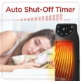 thumbnail image 3 of BLACK+DECKER Oscillating Space Heater, Portable Heater with Remote Control, Ceramic Small Space Heater with Two Heat Settings & LED Display, Small Heater 1500W, 3 of 8