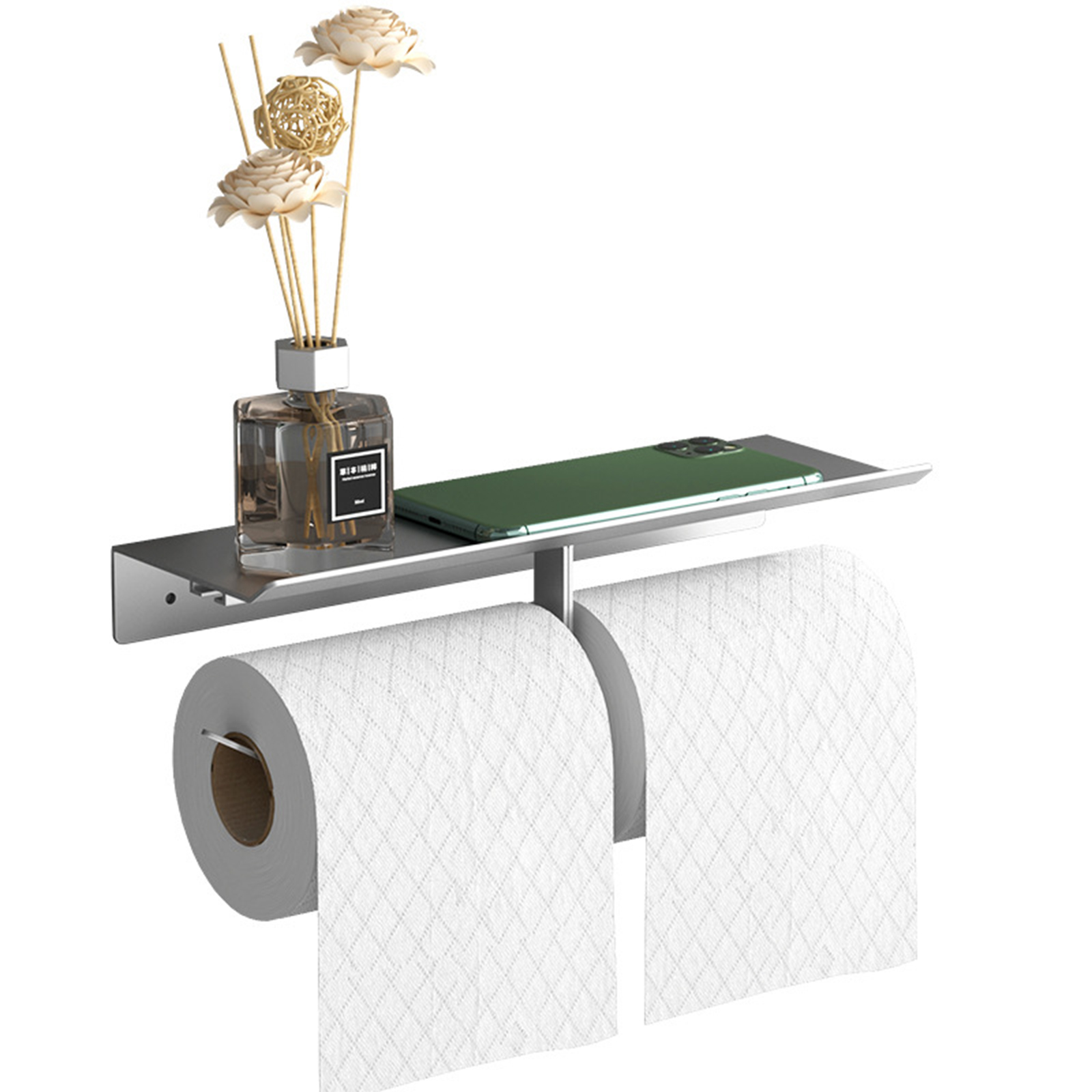 Toilet Paper Storage Holder For Wall