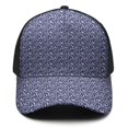 thumbnail image 3 of Leopard Print Baseball Cap Adjustable Size – Stylish Spliced Design Trucker Hat, Dad Hat with Full Print Front & Brim, Breathable Cotton Blend Snapback for Sports, Travel & Daily Wear, 3 of 3