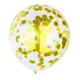 thumbnail image 1 of Globo transparente de 12 pulgadas Confeti dorado Látex Sequ, 1 of 4