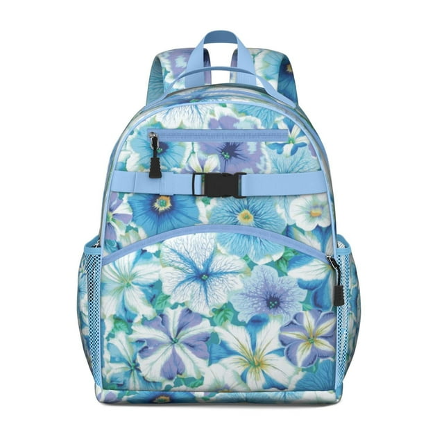Botanical Garden Print Student Backpack Lightweight and Durable School Backpack with Adjustable Straps Chest Buckle Water-resistant for Student and Students Daily Use
